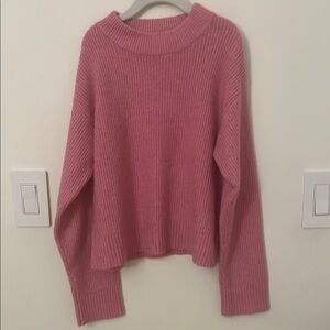 Pink ZARA Ribbed kids Sweater